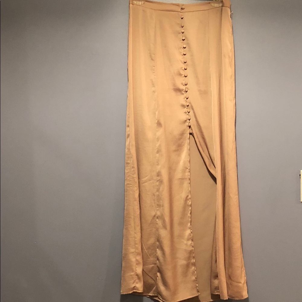 🚫SOLD🚫Beautiful Long Pink Skirt NWT
